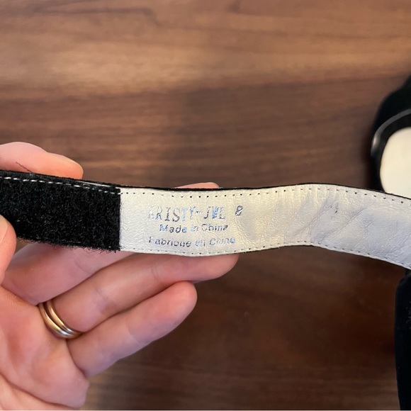 Jeffrey Campbell Black Crystal Embellished Heels Size 8 Lindsay - Picture 4 of 4